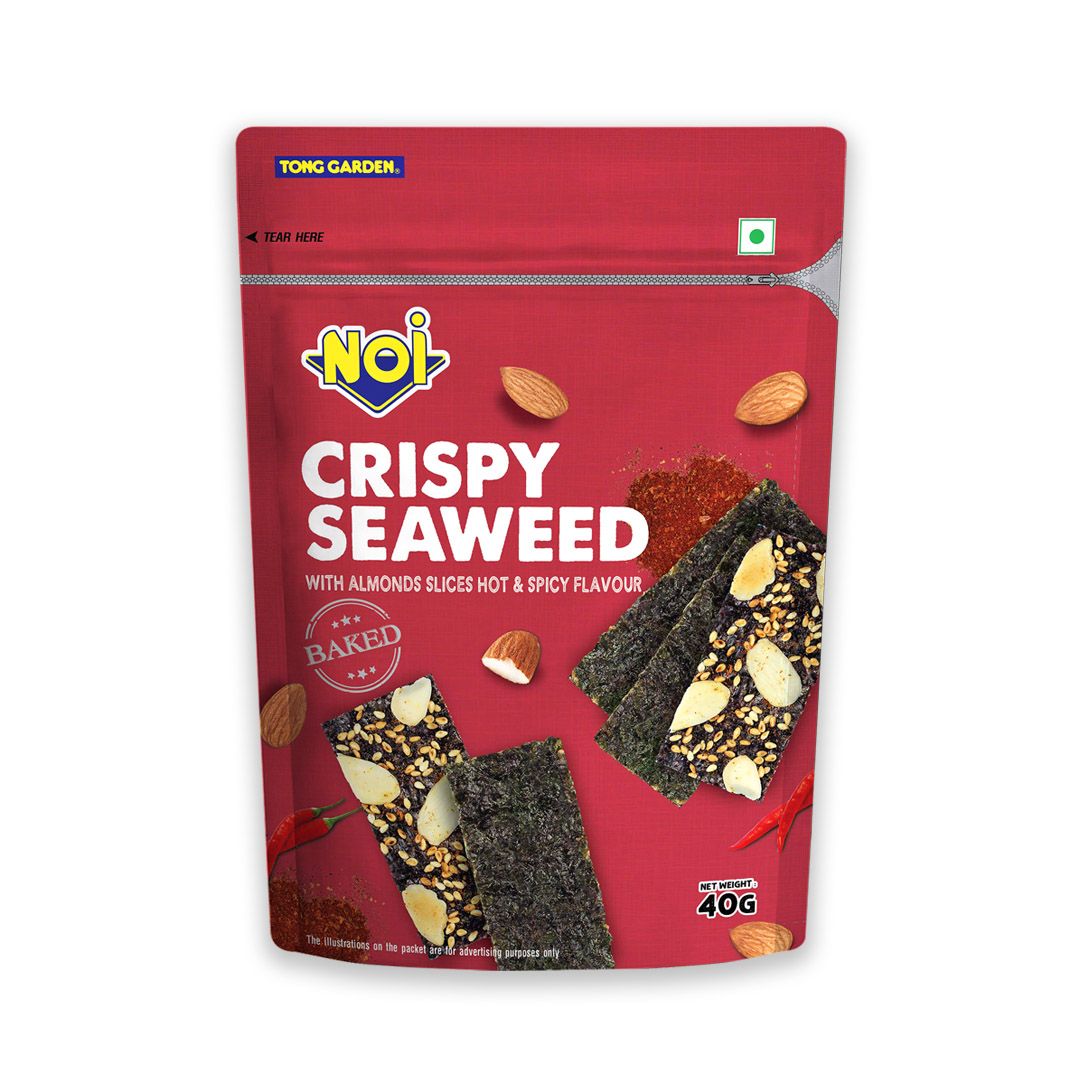 Best NOI Crispy Seaweed With Almond Slices Hot & Spicy Snack in Malaysia