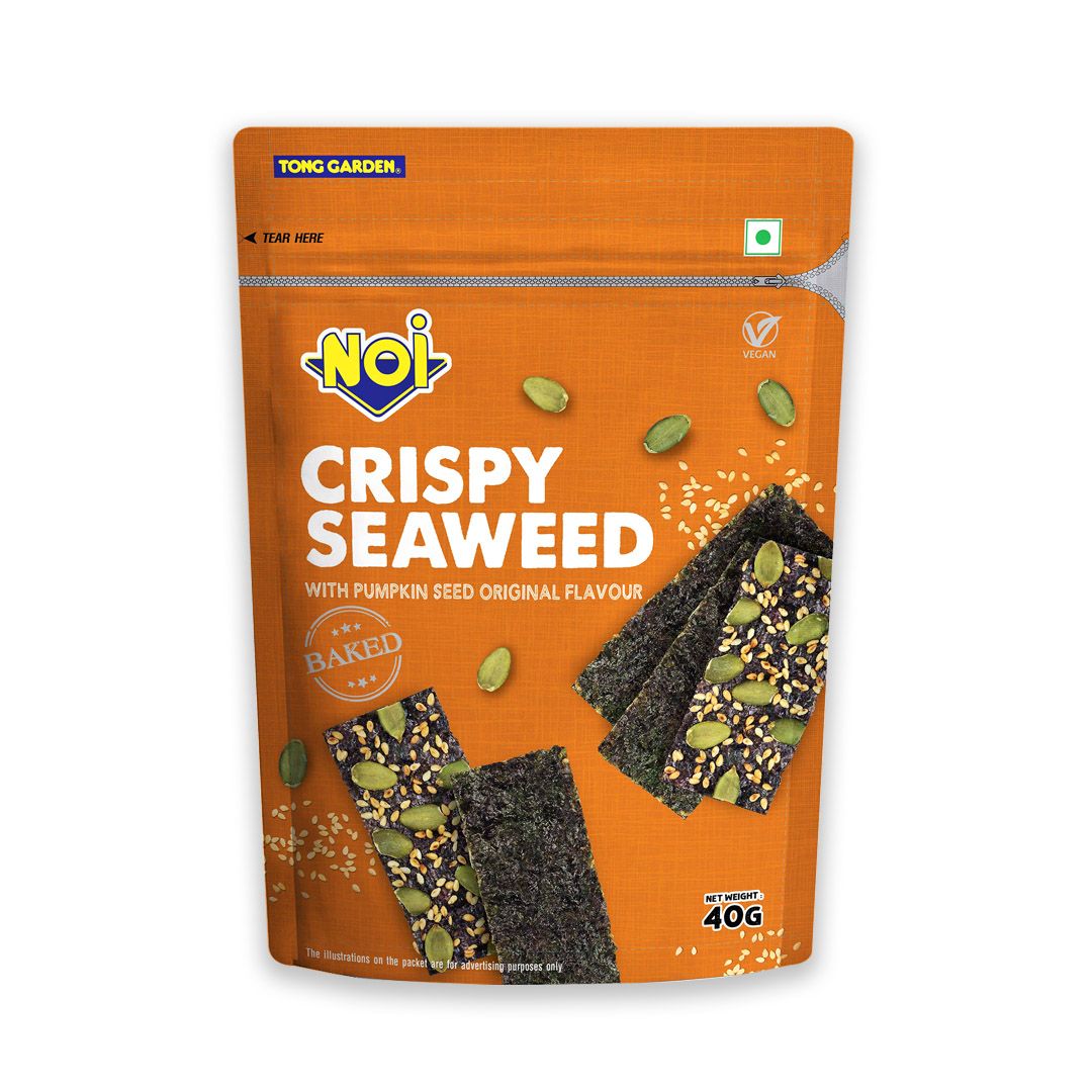NOI Crispy Seaweed With Pumpkin Seeds Original Snack