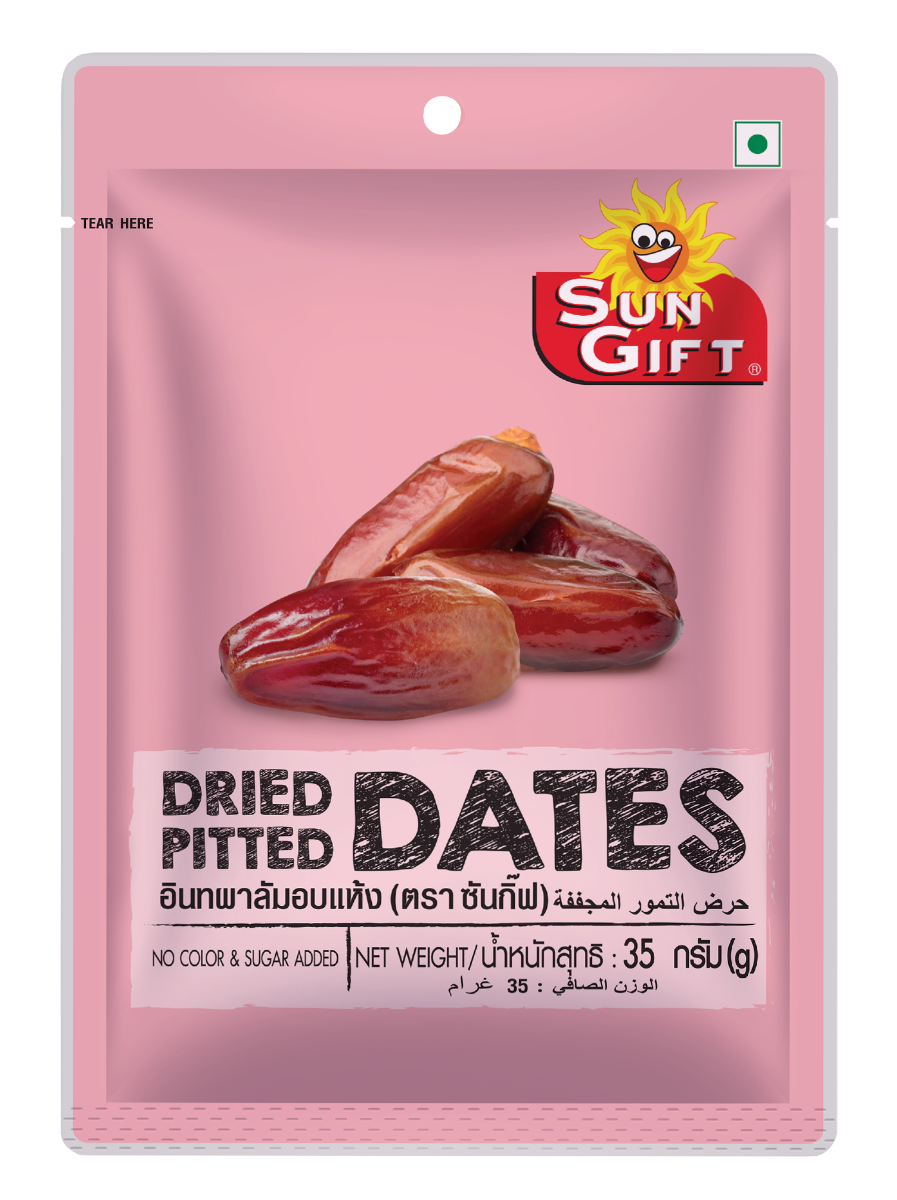 Sungift Dried Pitted Dates 35g