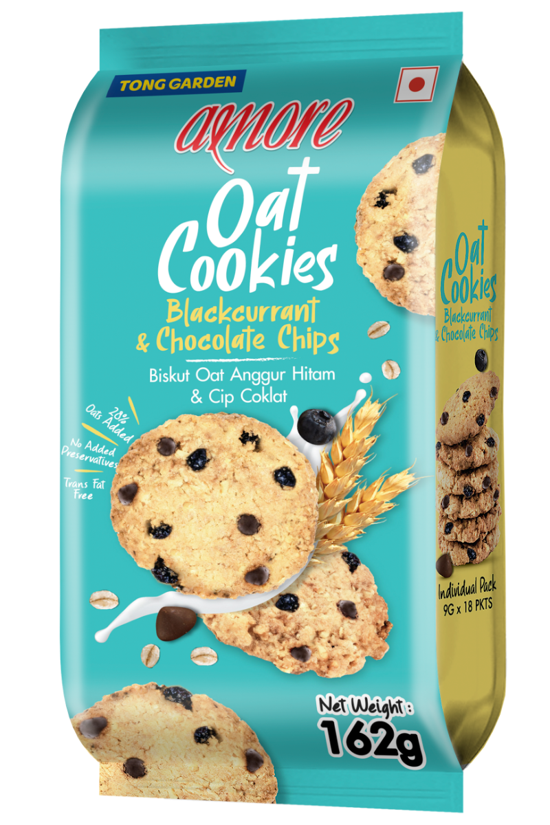 Amore Oat Cookies Blackcurrant Chocolate Chips