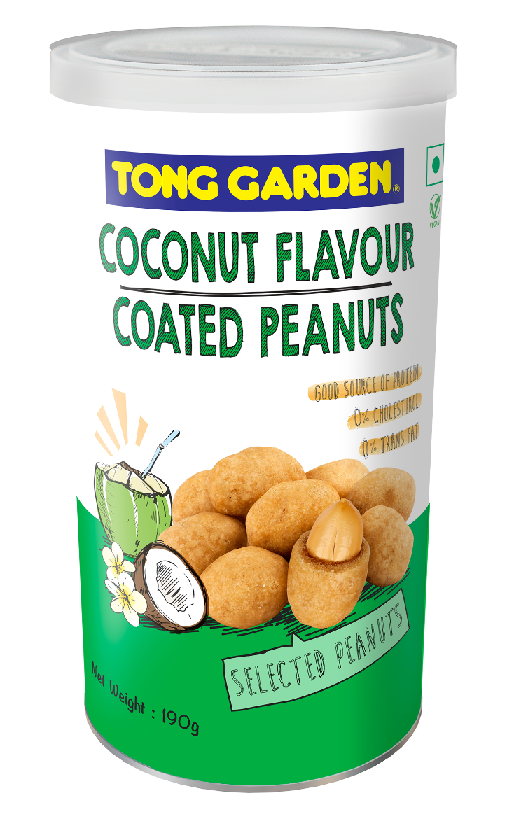 tong garden coconut cream coated peanuts 
