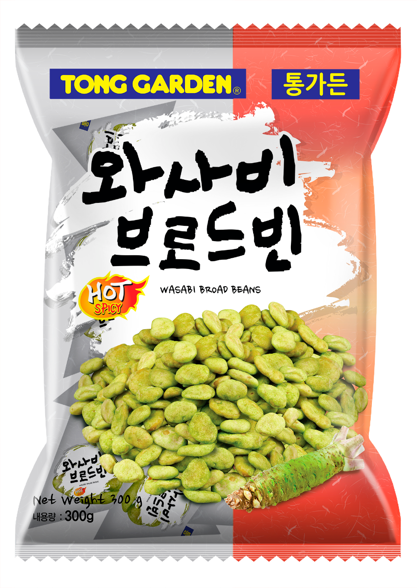 Wasabi Broad Beans 300g