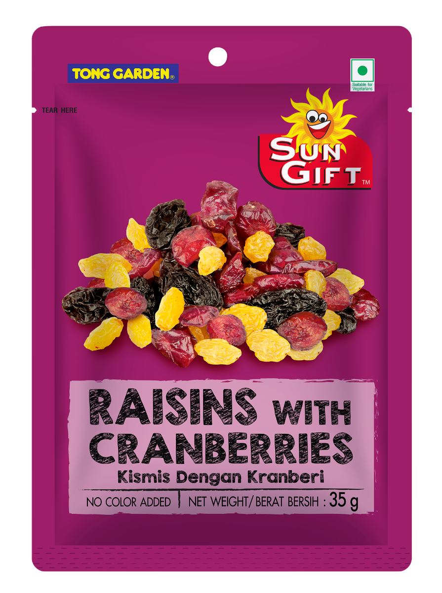 Sungift Dried Raisins with Cranberries 35g