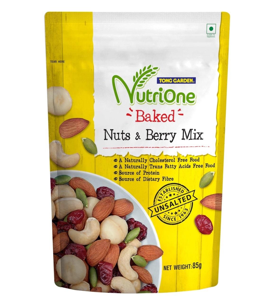 Nutrione Baked Nuts & Berry Mix (Unsalted) (