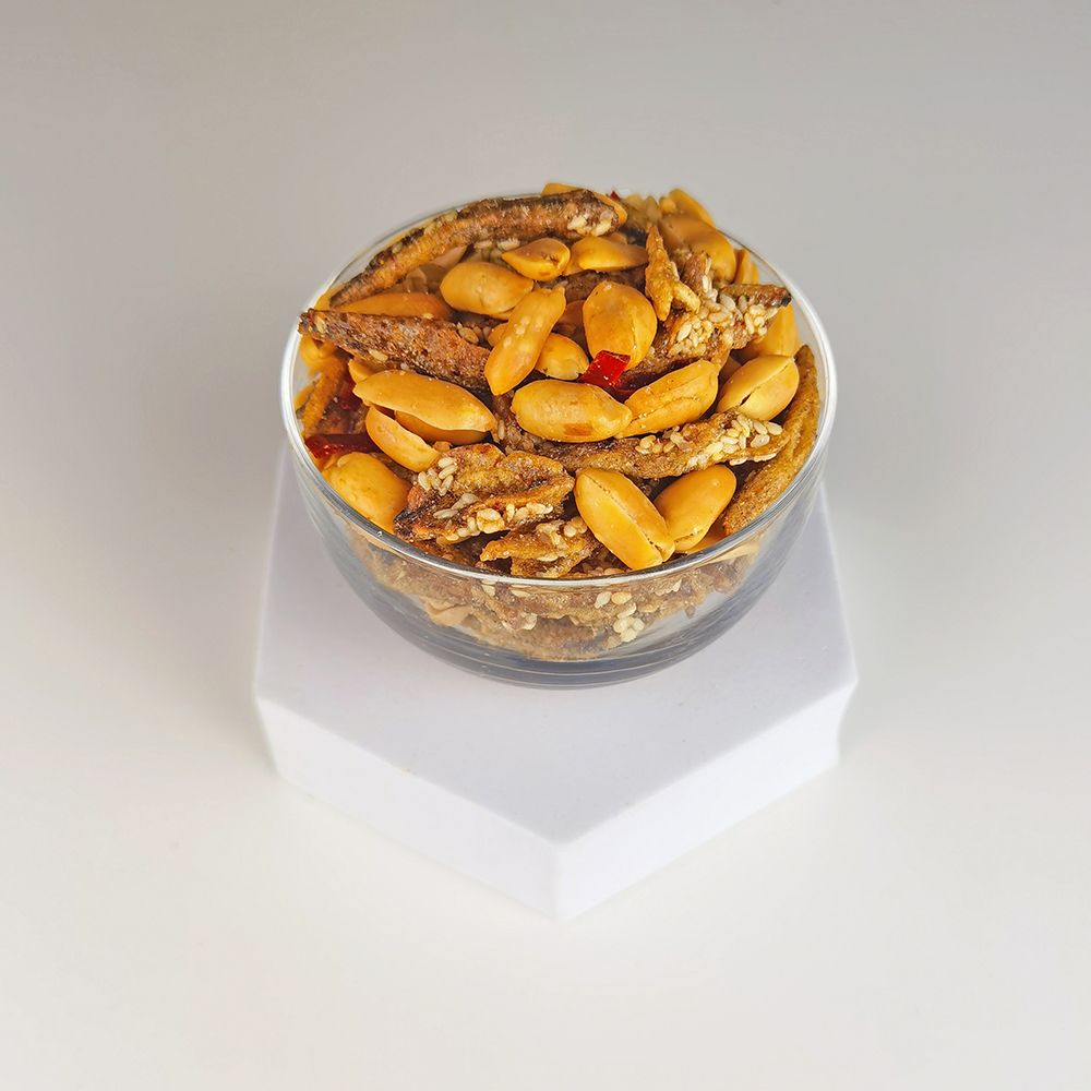 Tong Garden Peanuts Mixed Anchovy 1kg
