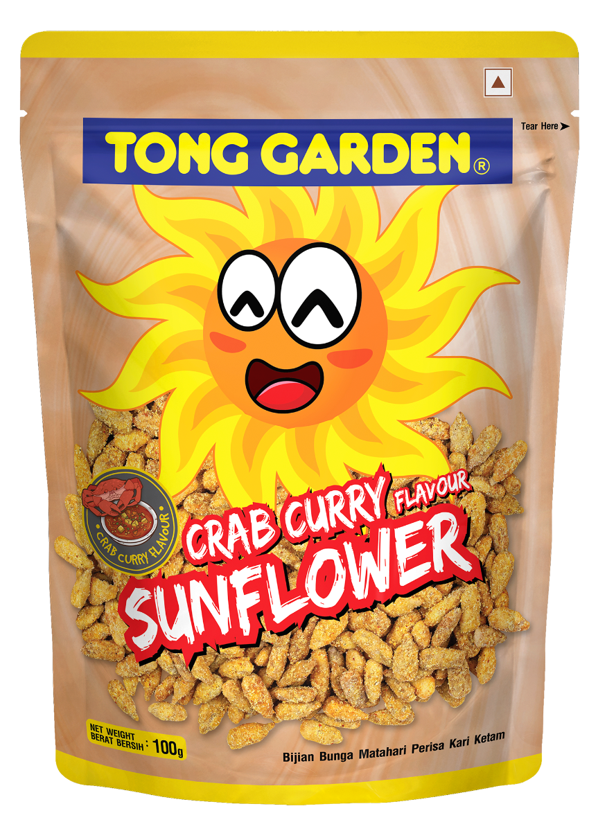 Crab Curry Sunflower Seeds 100G [Best before 12 Jan 2027]