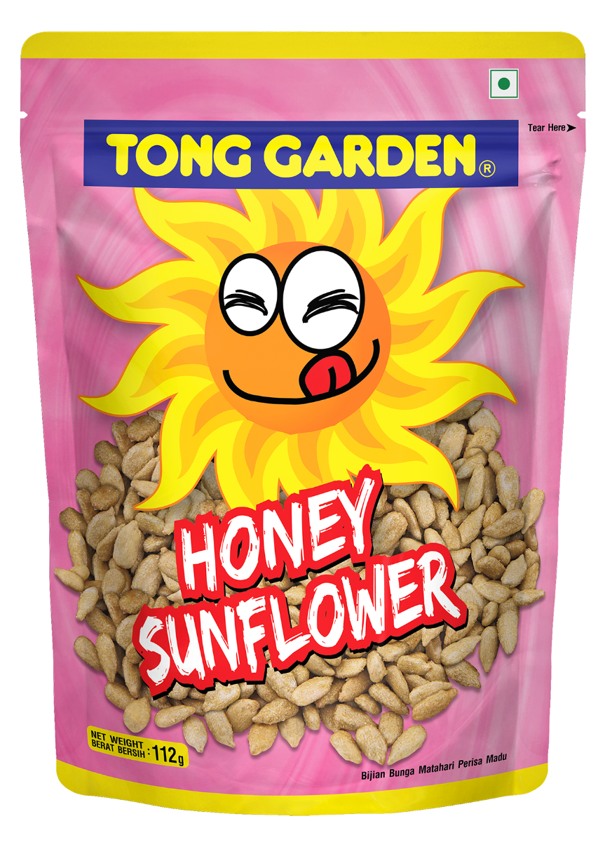 Tong Garden Honey Sunflower Seeds 110g (Packet) 