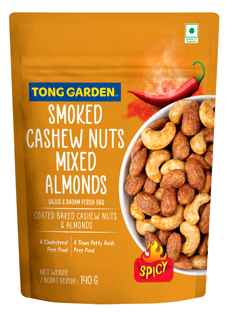 tong garden Smoked Cashew Nuts & Almonds 140g